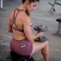 Workout sport bra ROSE HIGH NECK RUSTY | SAVAGE BARBELL