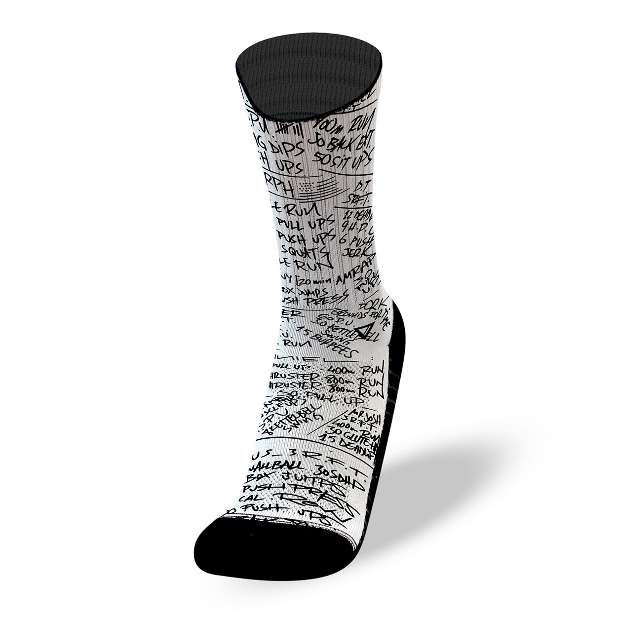 Chaussettes HERO WODS blanches | LITHE APPAREL — Blanc · Taille S (35-38)