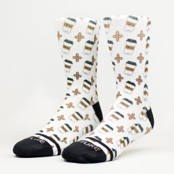 Chaussettes blanches COFFEE SNOB | WODABLE