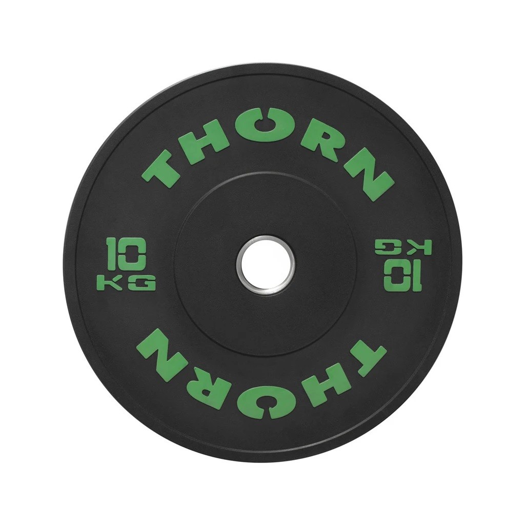 Disque Bumper Plate 10 KG | THORN+FIT EQUIPMENT — 10 KG · Taille Vert