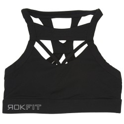 Training bra black THE LACEY for women | ROKFIT