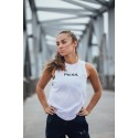 Training muscle tank white CORE for women | PICSIL