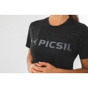Training T-shirt black CORE EAGLE for women | PICSIL