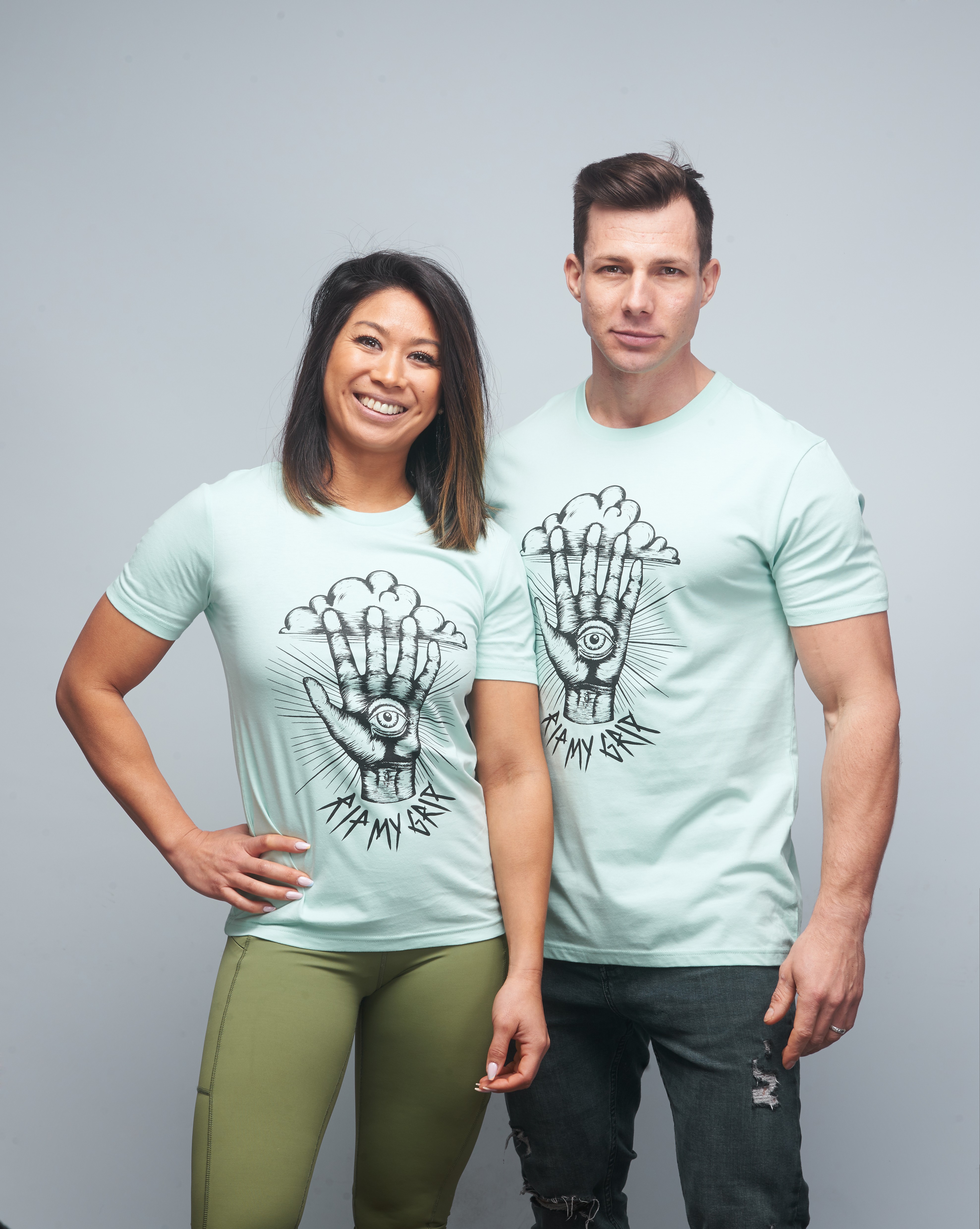 T-shirt unisexe vert clair RIP MY GRIP | VERY BAD WOD x WILL LENNART TATOO — Vert · Taille XXS