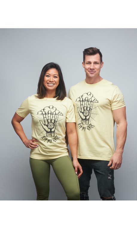 T-shirt unisexe jaune RIP MY GRIP | VERY BAD WOD x WILL LENNART TATOO