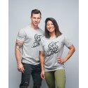 T-shirt unisexe gris GET THE JOB DONE| VERY BAD WOD x WILL LENNART TATOO