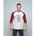 Baseball tee unisex burgundy FRENCH WOD| VERY BAD WOD x WILL LENNART TATOO