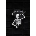 Patch PVC 3D velcro noir DO YOU EVEN FLEX pour athlète | VERY BAD WOD