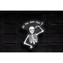 Patch PVC 3D velcro noir DO YOU EVEN FLEX pour athlète | VERY BAD WOD