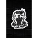FRENCH WOD white 3D PVC velcro patch for athlete | VERY BAD WOD