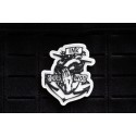 Patch PVC 3D velcro blanc INK YOUR WOD pour athlète | VERY BAD WOD