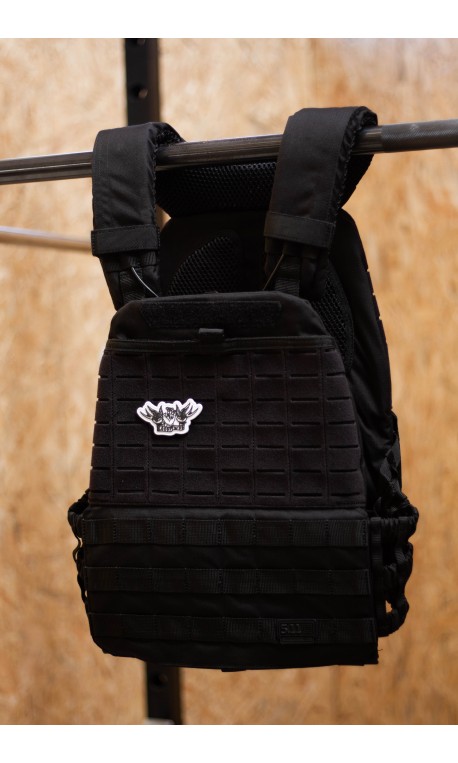 FRAN white 3D PVC velcro patch for athlete | VERY BAD WOD