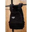 Patch PVC 3D velcro blanc FRAN pour athlète | VERY BAD WOD