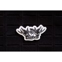 Patch PVC 3D velcro blanc FRAN pour athlète | VERY BAD WOD