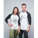 Baseball T-shirt unisexe noir GORILLA OPS| VERY BAD WOD x WILL LENNART TATOO