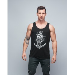 Training tank black INK YOUR WOD for men | VERY BAD WOD x WILL LENNART TATOO