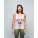 Women's tank light pink SKULL| VERY BAD WOD x WILL LENNART TATOO