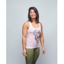 Women's tank light pink SKULL| VERY BAD WOD x WILL LENNART TATOO