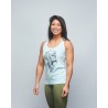 Women's tank light green GORILLA OPS| VERY BAD WOD x WILL LENNART TATOO