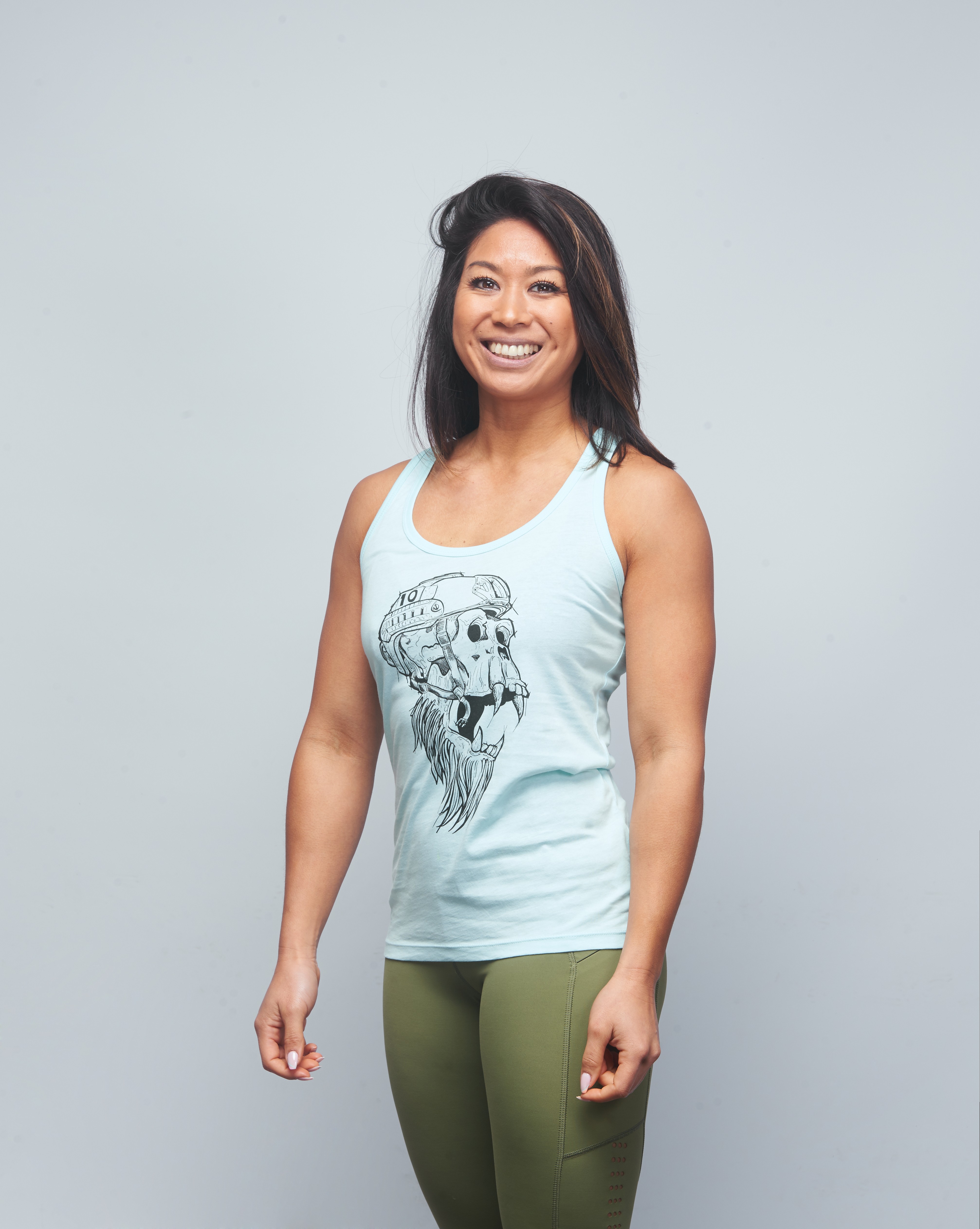 Débardeur Femme vert clair GORILLA OPS | VERY BAD WOD x WILL LENNART TATOO — Vert · Taille L