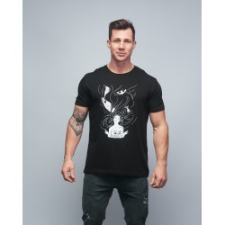 T-shirt unisexe noir MERMAID | VERY BAD WOD x WILL LENNART TATOO