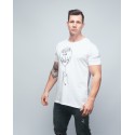 T-shirt unisexe blanc NEVER TOO HIGH | VERY BAD WOD x WILL LENNART TATOO