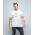 Unisex T-shirt white NEVER TOO HIGH| VERY BAD WOD x WILL LENNART TATOO