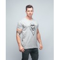 Unisex T-shirt grey SKULL| VERY BAD WOD x WILL LENNART TATOO