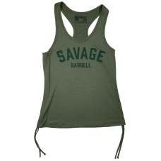 Débardeur Femme vert kaki CINCH pour athlète | SAVAGE BARBELL