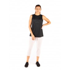 Training cross tank TIE-BACK black for women | SAVAGE BARBELL