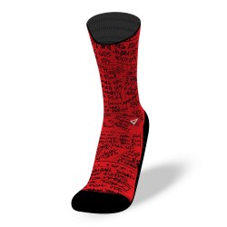Red workout socks HERO WODS | LITHE APPAREL