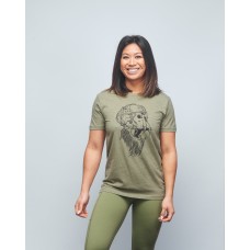 T-shirt Femme vert chiné GORILLA OPS | VERY BAD WOD x WILL LENNART TATOO