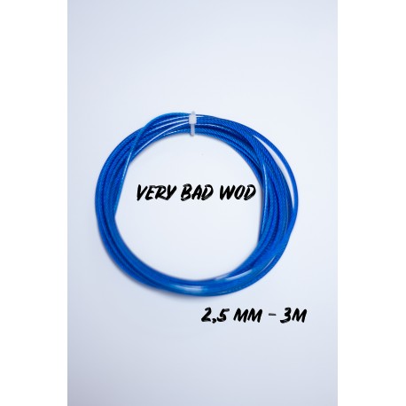 Cable 2,5 mm Bleu 3 m| VERY BAD WOD