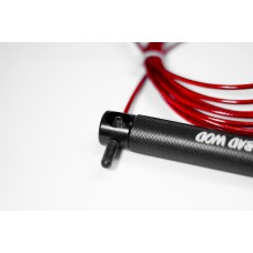 Corde à sauter noire câble rouge Speed + | VERY BAD WOD