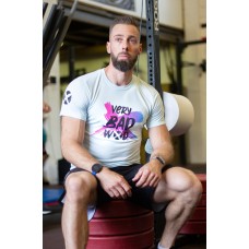 T-shirt caribbean blue BRUSH original for men | VERY BAD WOD