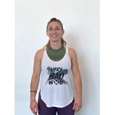 Training tank white BRUSH for women | VERY BAD WOD
