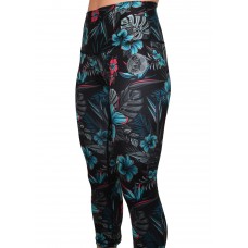 Legging 3/4 taille mi haute femme S-BISCUS multicolor| PROJECT X