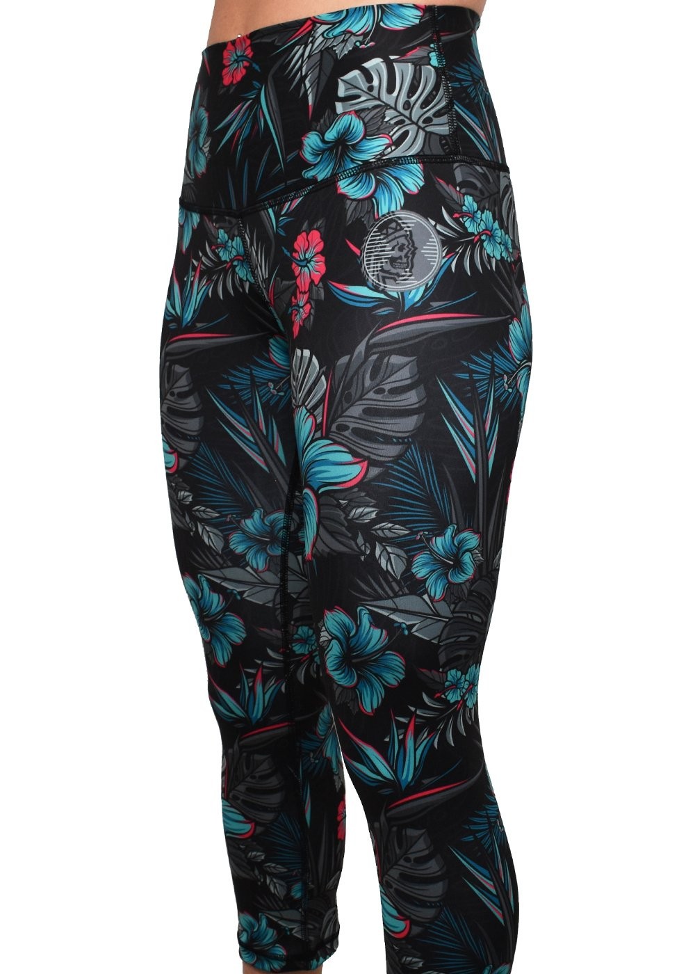 Legging 3/4 taille mi haute femme S-BISCUS multicolor| PROJECT X — Multicolor · Taille L