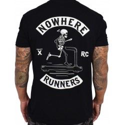 T-Shirt Homme noir NOWHERE RUNNERS | PROJECT X
