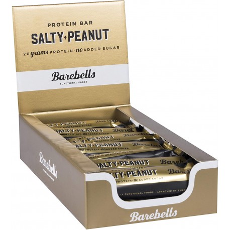 Pack de 12 Barres protéinées CACAHUÈTES SALÉES | BAREBELLS