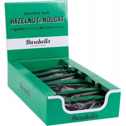 Pack de 12 Barres protéinées NOISETTE ET NOUGAT | BAREBELLS