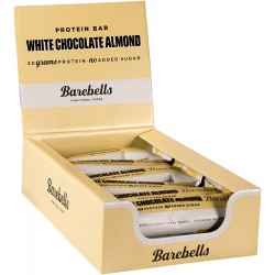 Pack of 12 Protein bars WHITE CHOCOLATE ALMOND| BAREBELLS