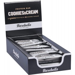 Pack of 12 Protein bars COOKIES & CREAM| BAREBELLS