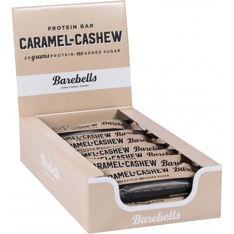 Pack de 12 Barres protéinées CARAMEL NOIX DE CAJOU | BAREBELLS