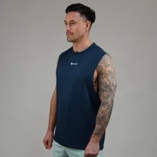 Muscle Tank blue MIDNIGHT for men | WODABLE