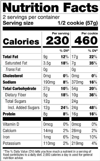 Pack de 12 cookies protéinés chocolat blanc macadamia lenny nd larrys