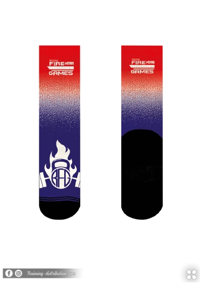 Chaussettes personnalisées Reims Fire Games