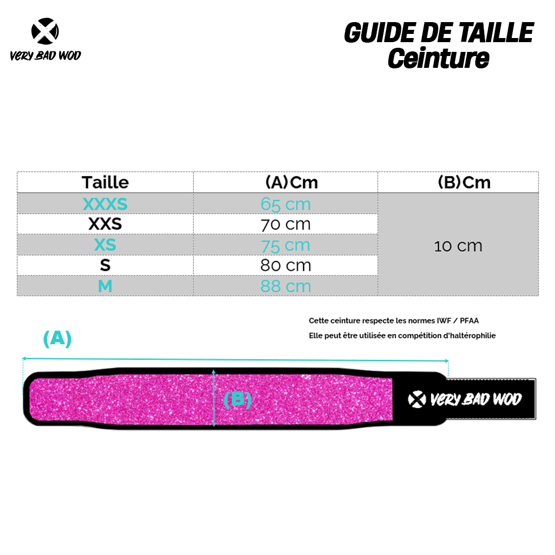 very bad wod siz chart belts